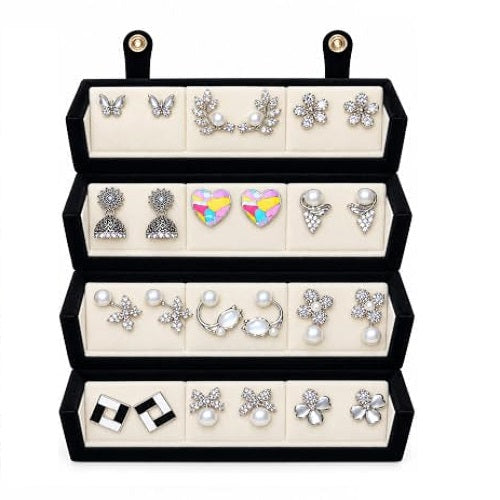 12 Pair of Earring set for Women & Girls | Combo Pack | Artificial Jewellery | Party, Wedding & Daily Wear